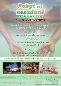 Pobyt pro nezadané 5. - 8. 5. 2017