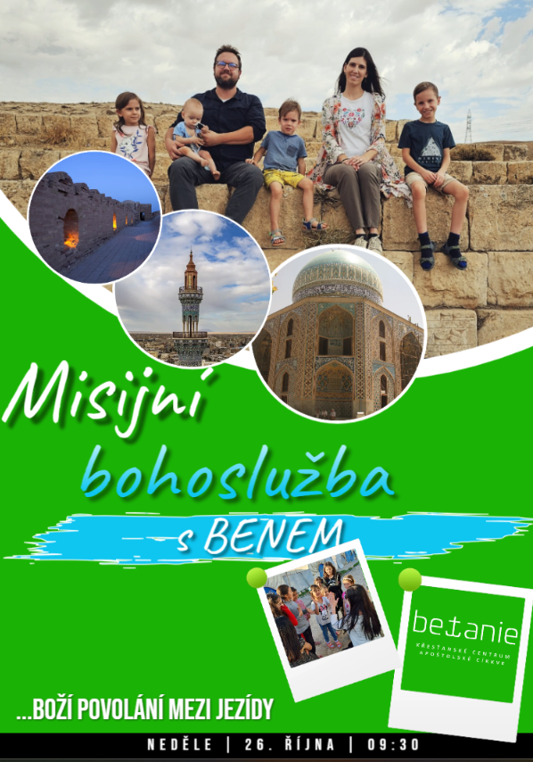 Pozvánka_Misijní bohoslužba s Benem